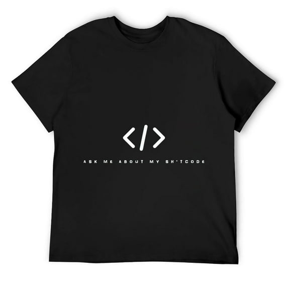 Mens Funny programmer gift tshirt for coders who like computers T-Shirt Black