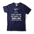 thumbnail image 1 of Mens Funny shirt Beer Shirts Grilling Shirts Don't Bother Me While I'm Grilling Shirt Grilling Gifts (XX-Large Navy Blue), 1 of 6