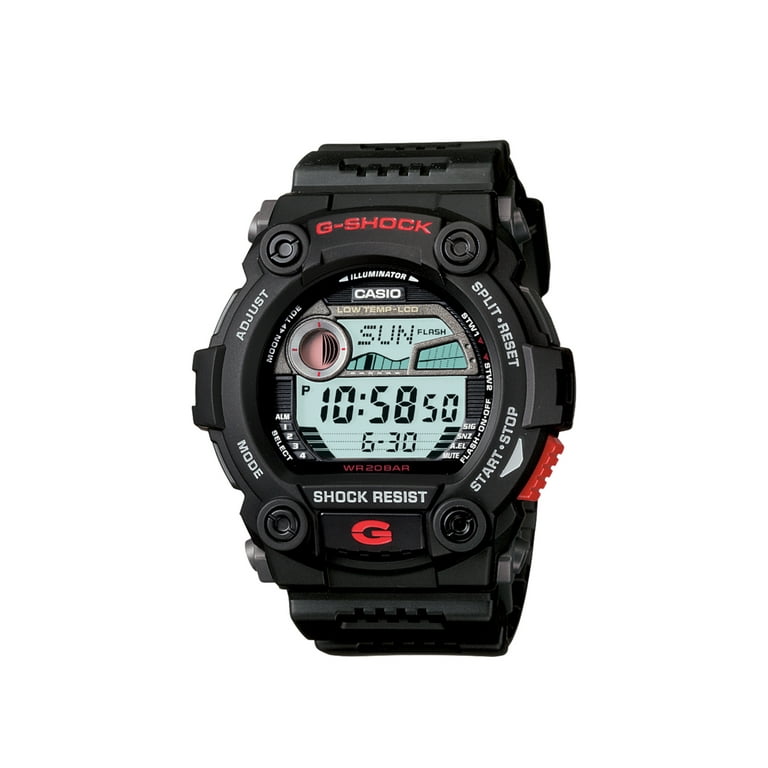 pude bad Krage Mens G-Shock Rescue Stainless Watch - Black Rubber Strap - Black Dial -  G7900-1 - Walmart.com