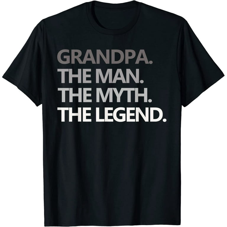 Mens Pop-Pop The Man The Myth The Legend Gift Shirt Grandpa