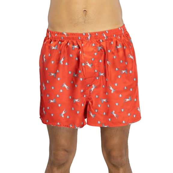 INTIMO Mens' Galloping Unicorns Novelty Boxer Shorts Underwear Lounge Casual Sleep