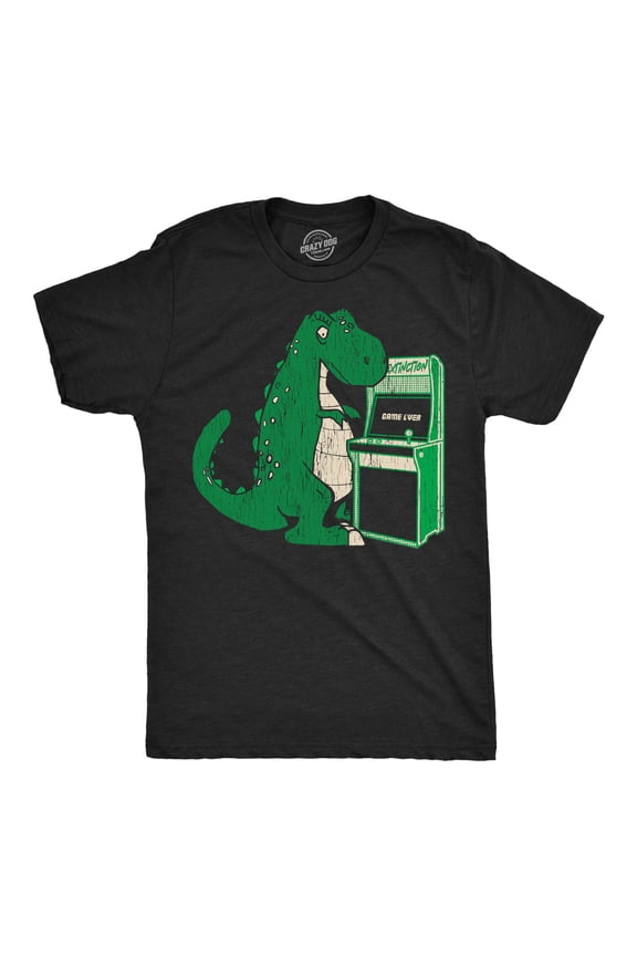 Mens Game Over T Red Funny T Shirt Retro Video Game Tee for Men Graphic Tees