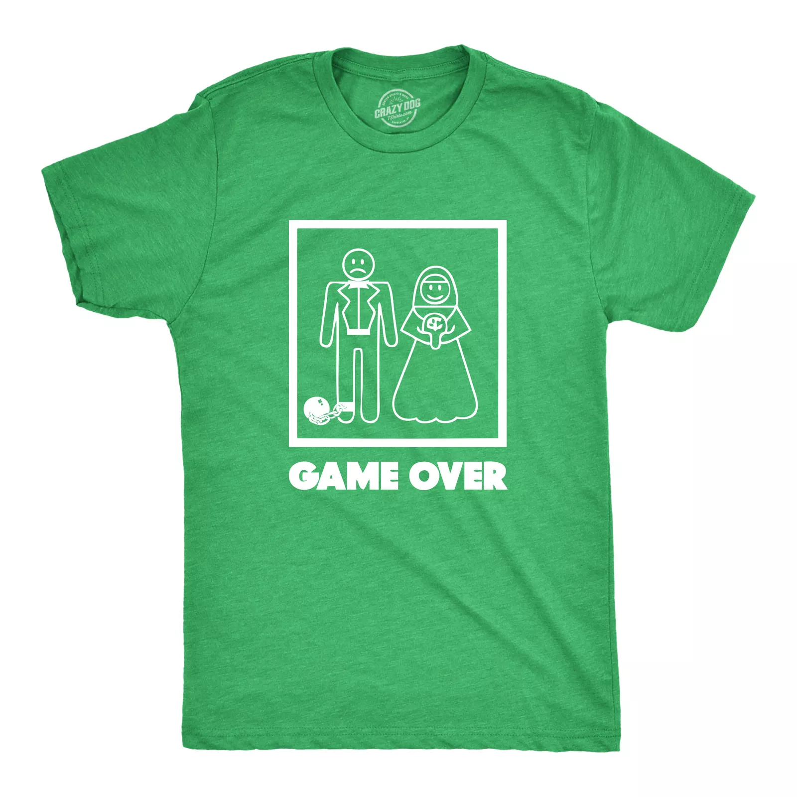 Mens Game Over T shirt Funny Wedding T shirts Humor Bachelor Party ...