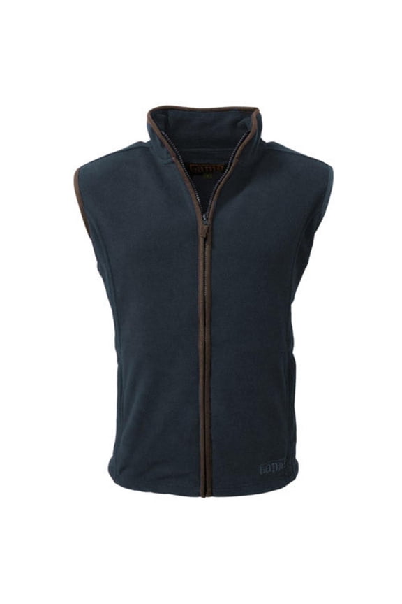 Mens Game Stanton Fleece Gilet - Grey Medium  Grey