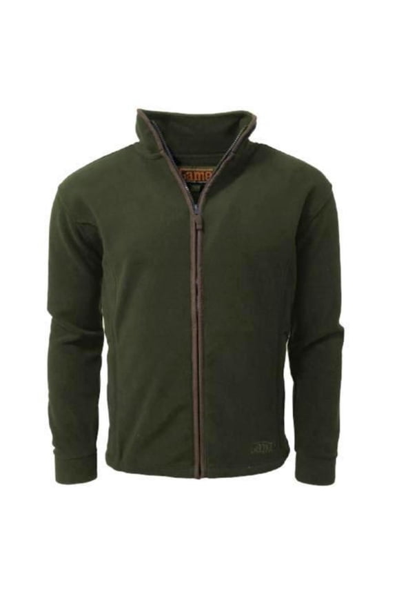 Mens Game Stanton Fleece Jacket - Forest Green X-Large Green