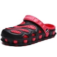 thumbnail image 1 of Mens Garden Clogs Summer Sandals Outdoor Indoor Slippers Non Slip Walking Sport Shoes Lightweight Water Beach Shoes Adults Clog for Pool Beach Yard Kitchen Shower Size 10.5 Red 45, 1 of 5