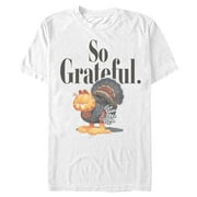 Mens Garfield Orange Turkey So Grateful T Shirt