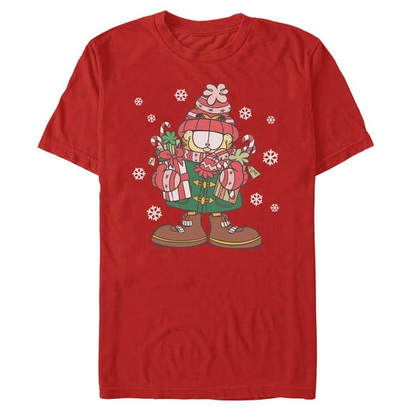 Mens Garfield Warm Cozy Season T Shirt