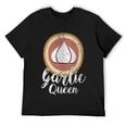 thumbnail image 1 of Mens Garlic Design Girls - Garlic Queen T-Shirt Black, 1 of 5