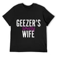 thumbnail image 1 of Mens Geezer's Lovely Wife T-shirt Black X-Large, 1 of 5