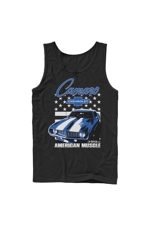 Mens General Motors Camaro American Muscle Tank Top