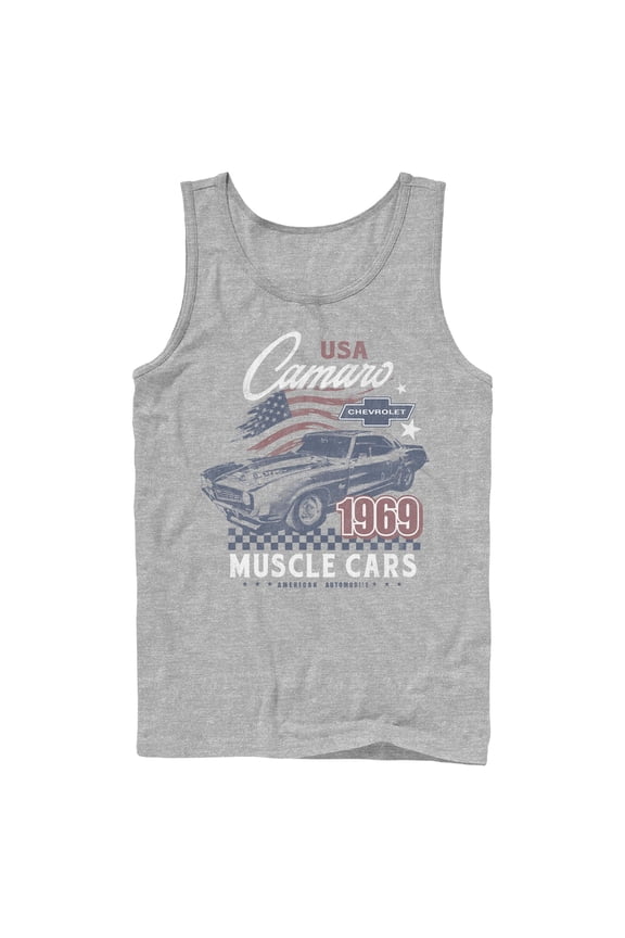 Mens General Motors Camaro Muscle Cars Tank Top