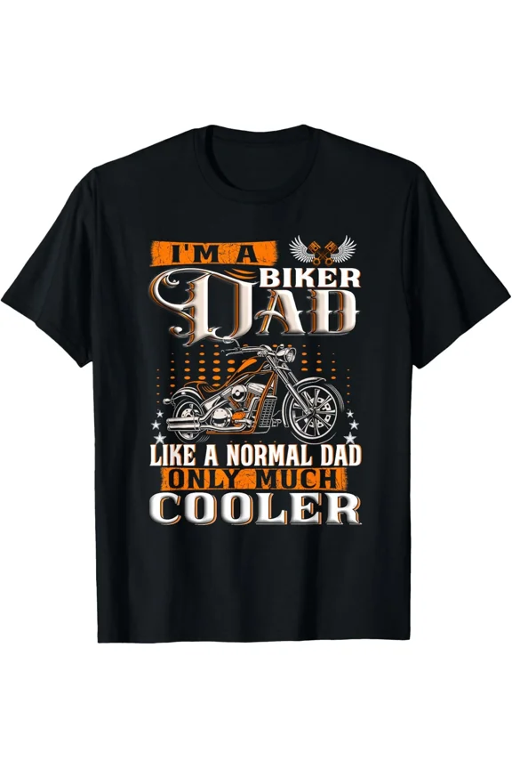 Mens Gentlemen Funny Im A Biker Dad Saying Moto Unisex T-Shirt up to size 5XL