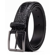 Mens Genuine Leather Belts for Men Dress Belt
