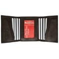 thumbnail image 1 of Mens Genuine Leather Trifold ID Window Vertical Card Slots Wallet 1855 CF, 1 of 9