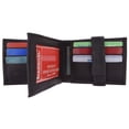 thumbnail image 1 of Mens Genuine Leather Wallet Euro Traveler Style with Center Flip ID Window 2152, 1 of 20