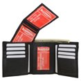 thumbnail image 1 of Mens Genuine Leather Wallet Lambskin "Flip" Trifold 1455, 1 of 7