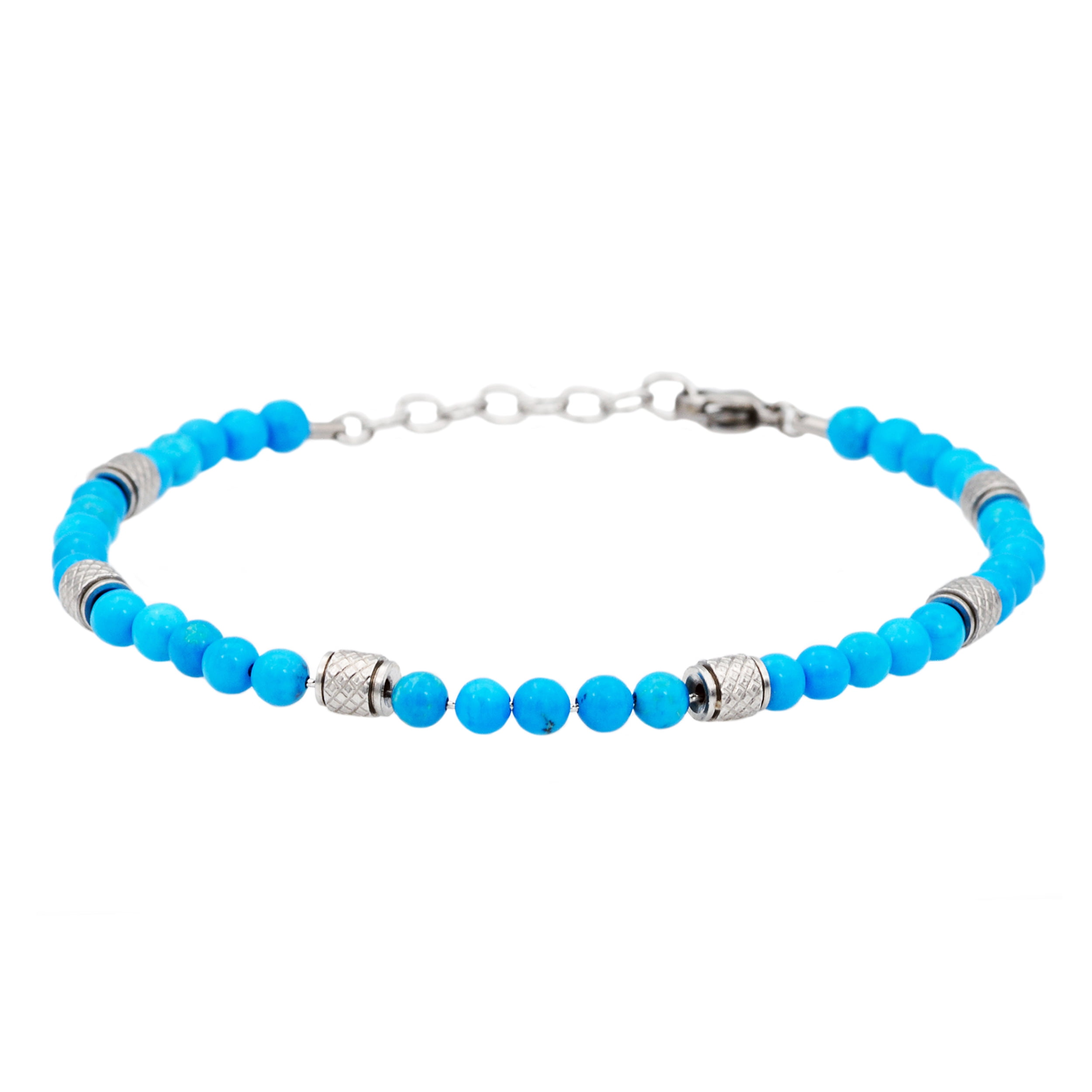 Genuine turquoise bead bracelet deals