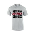 thumbnail image 1 of Mens Georgia College Football Retro Repeat Short Sleeve T-shirt Graphic Tee-Sport Grey-large, 1 of 4