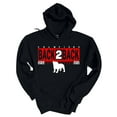 thumbnail image 1 of Mens Georgia Hoodie Team Color Georgia 2022 Football Back To Back Champs Standing Dawg Yardlines Championship Hooded Sweatshirt-Black-small, 1 of 4