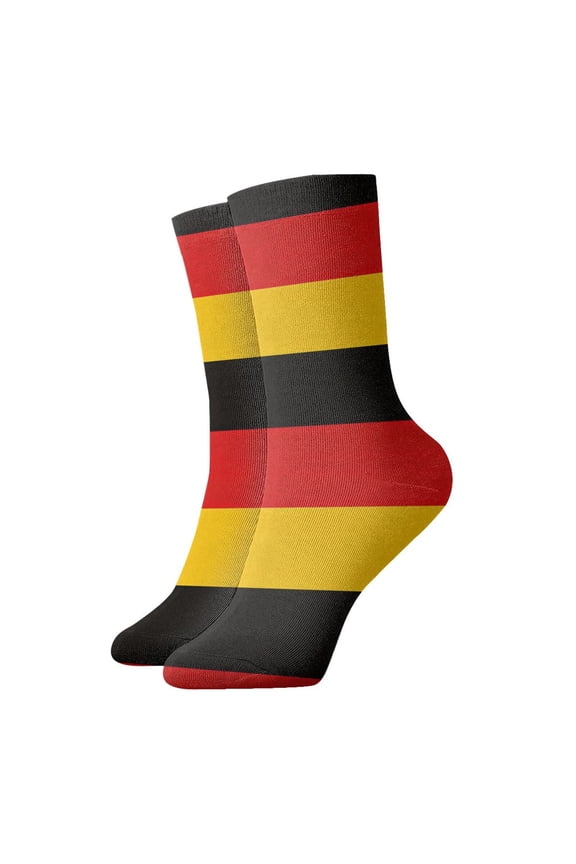 Mens German Flag Novelty Ankle Socks Womens Comfort Casual Quarter Socks