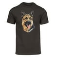 thumbnail image 1 of Mens German Shepherd Short-Sleeve T-Shirts - Brown - 2X-Large, 1 of 1