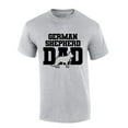 thumbnail image 1 of Mens German Shepherd Tshirt German Shepherd Dad Short Sleeve T-shirt-Sports Grey-5xl, 1 of 1