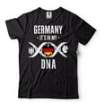 thumbnail image 1 of Mens Germany Shirt Germany It's In My DNA Shirt Germany Patriotic Shirt Deutschland Shirt (XX-Large Black), 1 of 6