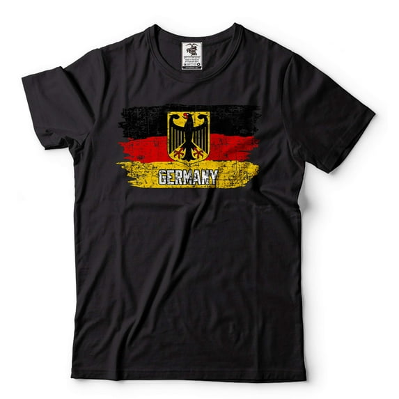 Mens Germany T-shirt Germany Flag Shirt Germany Patriotic Tee Germany National Tee German Gifts (5X-Large Black)