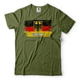 thumbnail image 1 of Mens Germany T-shirt Germany Flag Shirt Germany Patriotic Tee Germany National Tee German Gifts (Small Military Green), 1 of 6