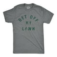 thumbnail image 1 of Mens Get Off My Lawn T Shirt Funny Sarcastic Mowed Yard Warning Joke Novelty Tee for Guys Graphic Tees, 1 of 9