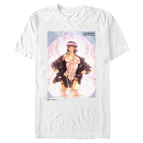 Mens Ghost in the Shell Stand Alone Complex Motoko Shining T Shirt