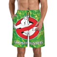 Mens Ghostbusters Swim Trunks With Compression Liner Men Beach Shorts