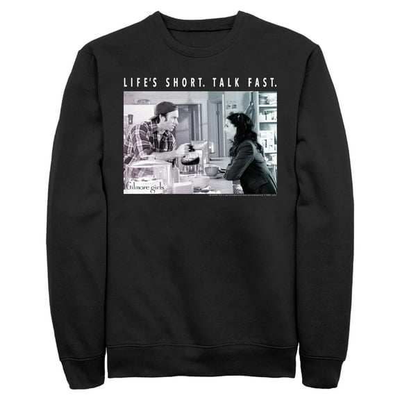 Mens Gilmore Girls Lorelai and Luke Life's Short Sweatshirt
