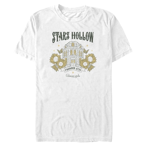 Mens Gilmore Girls Stars Hollow Yellow Daisies T Shirt