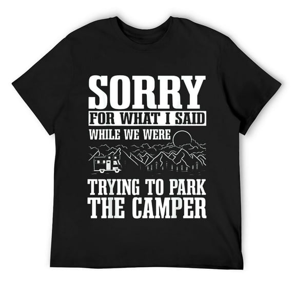 Mens Glamping Camper Glamper Boujee Tents Luxury Camping T-Shirt Black