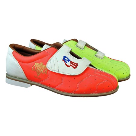 Mens Glow TCRGV Cobra Rental Bowling Shoes- Hook and Loop