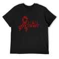 thumbnail image 1 of Mens Go Red - American Heart Health Month Awareness In February T-Shirt Black 4X-Large, 1 of 5
