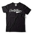 thumbnail image 1 of Mens Godfather T-shirt Godfather Gift Godfather Birthday Tee God Father Tee Shirt Christmas Gift (XX-Large Black), 1 of 6