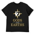 thumbnail image 1 of Mens Gods and Earths Five Percent Nation Five Percenter T-Shirt Black, 1 of 5