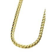MANUFACTURER 44 Mens Gold Chain - Solid Franco Chain - Silver / 10K / 14K