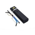 thumbnail image 1 of Mens Gold Half Rimless Reading Glasses +2.50 Blue Light Blocking tr90 Flexible Presbyopic Glasses Half Frameless Rectangle Readers with case, 1 of 5