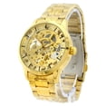 thumbnail image 1 of Mens Gold-Tone Self Winding Automatic watch 40mm 14mm thick. 18mm wide gold-tone metal link bracelets fits 8 inches wrist., 1 of 2