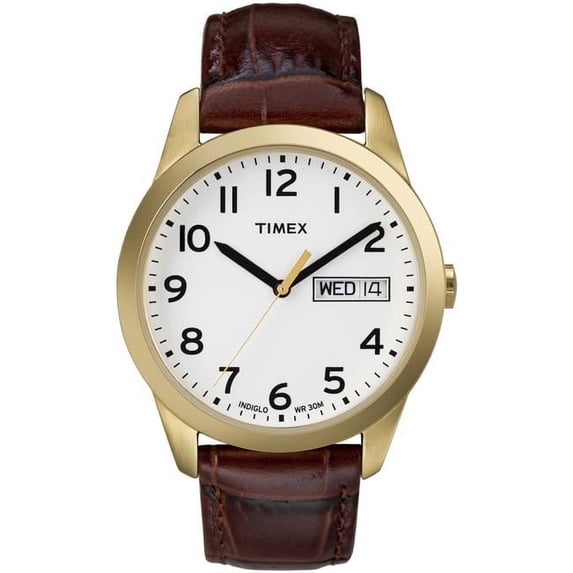 Mens Goldtone Classic Dress Watch