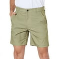 thumbnail image 1 of Mens Golf Hybrid Shorts 7 Inch Dress Stretch Hiking Flat Front Quick Dry Lightweight Board Casual Shorts with Pockets, 1 of 5
