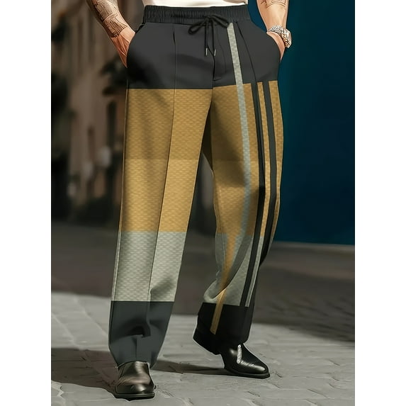 Mens Golf Pants Dress Work Pants Lightweight Stretch Comfy Quick Dry Athletic Trousers Casual with Pockets Multicolor M