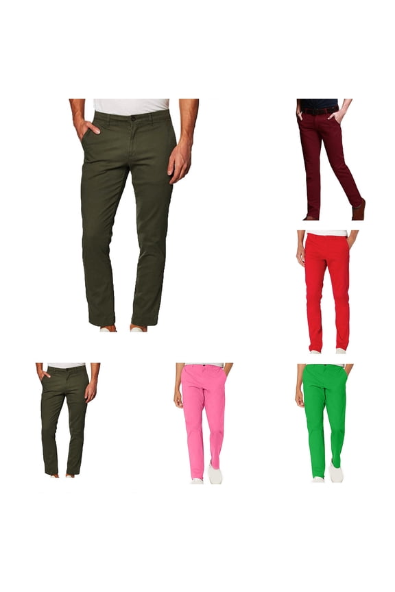 Mens Golf Pants Stretch Relaxed Fit Personalized Pants Pocket Button Suit Pants Leggings Casual Pants