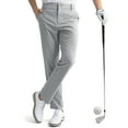 thumbnail image 1 of Mens Stretch Golf Pants Work Dress Comfy Pants 30"/32"Lightweight Quick Dry Casual Trousers 38Wx30L, 1 of 10