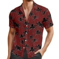 thumbnail image 1 of Mens Golf Polo Beach Trendy Comfortable Loose Sports Collar Button Open Short Sleeve Mens Workout Shirts, 1 of 3