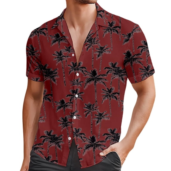 Mens Golf Polo Beach Trendy Comfortable Loose Sports Collar Button Open Short Sleeve Mens Workout Shirts